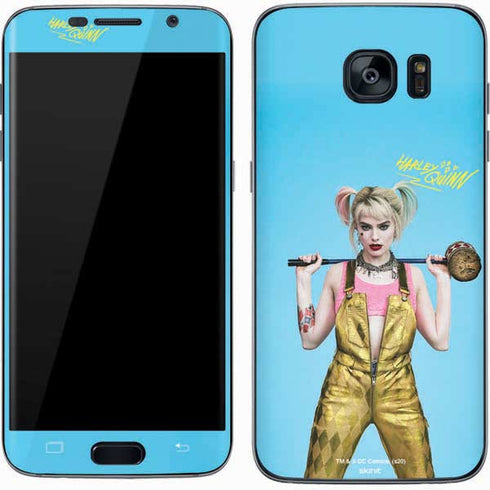 DC Comics Harley Quinn Movie Charcater Poster Galaxy S7 Skin
