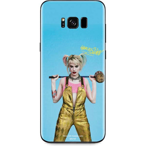 DC Comics Harley Quinn Movie Charcater Poster Galaxy S8 Plus Skin