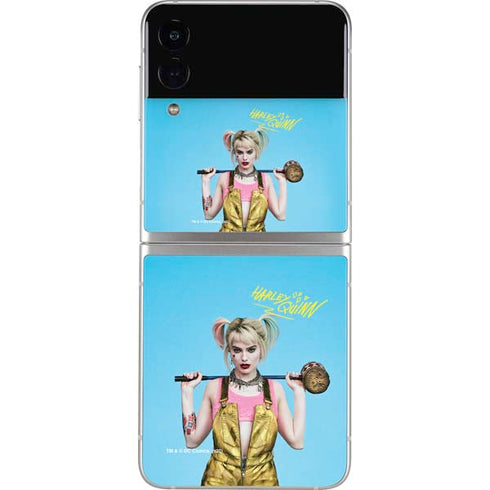 DC Comics Harley Quinn Movie Charcater Poster Galaxy Z Flip3 5G Skin