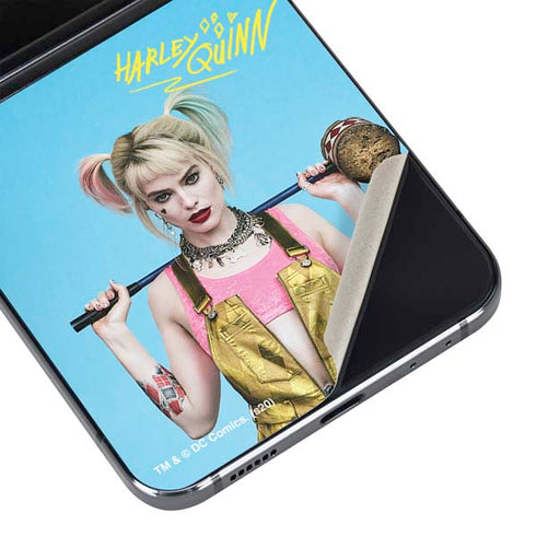 DC Comics Harley Quinn Movie Charcater Poster Galaxy Z Flip5 5G Skin