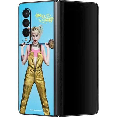 DC Comics Harley Quinn Movie Charcater Poster Galaxy Z Fold3 5G Skin