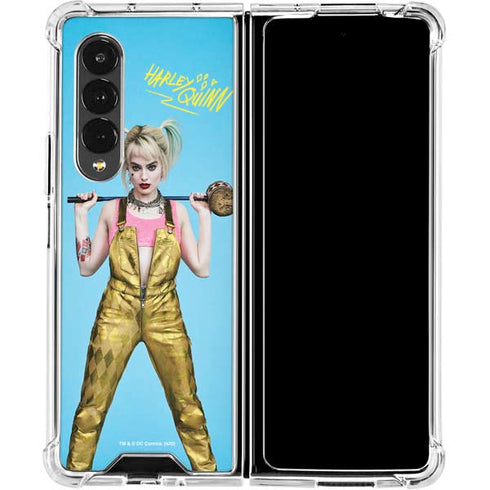 DC Comics Harley Quinn Movie Charcater Poster Galaxy Z Fold4 5G Clear Case