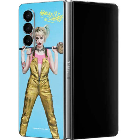 DC Comics Harley Quinn Movie Charcater Poster Galaxy Z Fold4 5G Skin