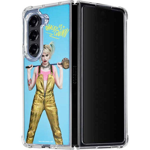 DC Comics Harley Quinn Movie Charcater Poster Galaxy Z Fold5 5G Clear Case