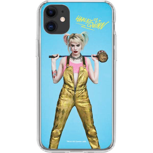 DC Comics Harley Quinn Movie Charcater Poster iPhone 11 Clear Case
