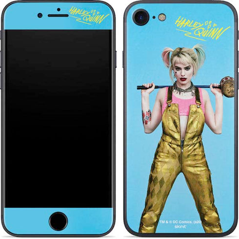 DC Comics Harley Quinn Movie Charcater Poster iPhone 7 Skin