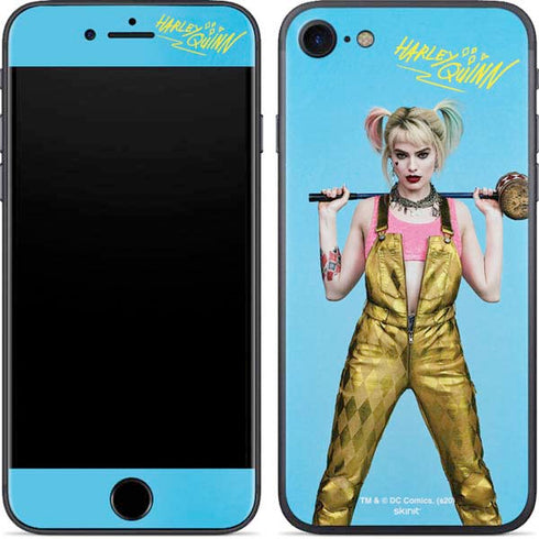 DC Comics Harley Quinn Movie Charcater Poster iPhone 8 Skin