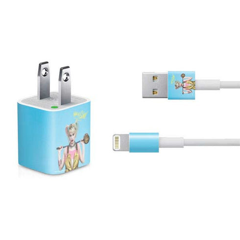 DC Comics Harley Quinn Movie Charcater Poster iPhone Charger (5W USB) Skin
