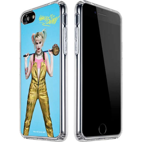 DC Comics Harley Quinn Movie Charcater Poster iPhone SE (2nd & 3rd Gen) Clear Case