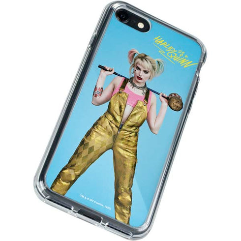 DC Comics Harley Quinn Movie Charcater Poster iPhone SE (2nd & 3rd Gen) Clear Case