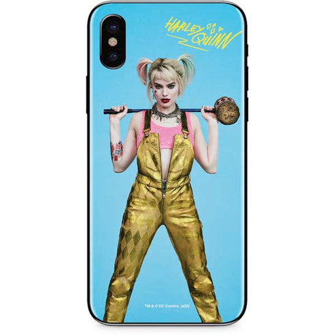 DC Comics Harley Quinn Movie Charcater Poster iPhone XS Skin