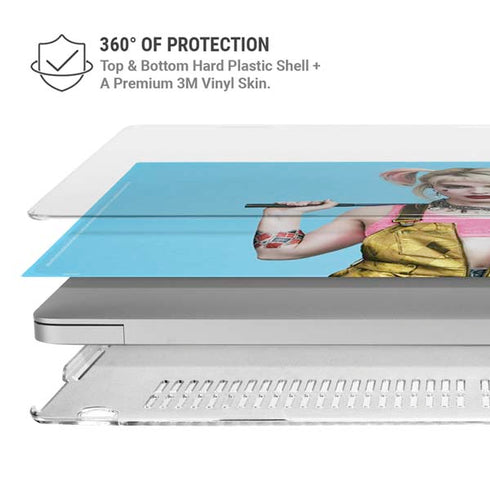 DC Comics Harley Quinn Movie Charcater Poster MacBook Air 13in M1 (2021) Case plus Skin