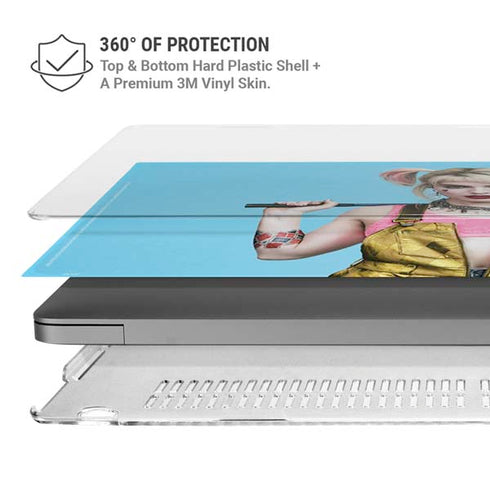 DC Comics Harley Quinn Movie Charcater Poster MacBook Pro 16in (2021-25) Case plus Skin