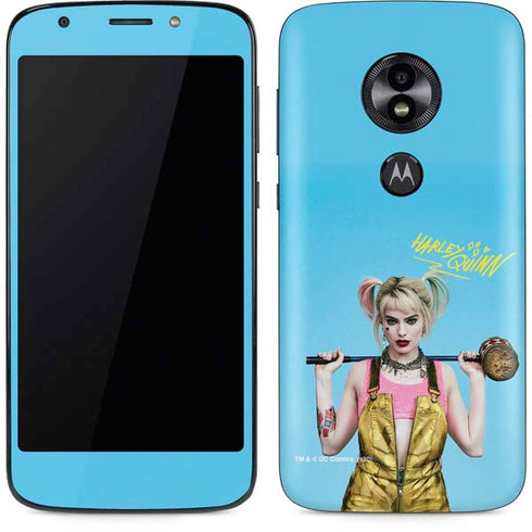 DC Comics Harley Quinn Movie Charcater Poster Moto E5 Play Skin