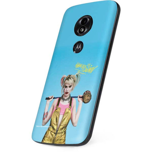 DC Comics Harley Quinn Movie Charcater Poster Moto E5 Play Skin