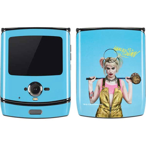 DC Comics Harley Quinn Movie Charcater Poster Motorola RAZR Skin
