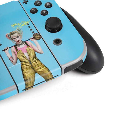 DC Comics Harley Quinn Movie Charcater Poster Nintendo Switch OLED (2021) Skin