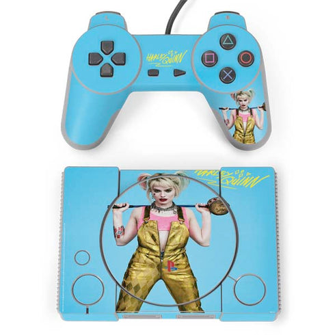 DC Comics Harley Quinn Movie Charcater Poster PlayStation Classic Bundle Skin
