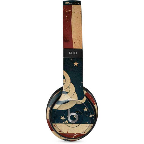 Dont Tread On Me American Flag Beats Solo 2 Wired Skin