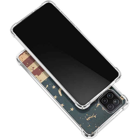 Dont Tread On Me American Flag Galaxy A12 Clear Case