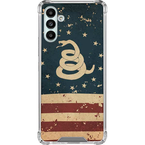Dont Tread On Me American Flag Galaxy A13 5G Clear Case