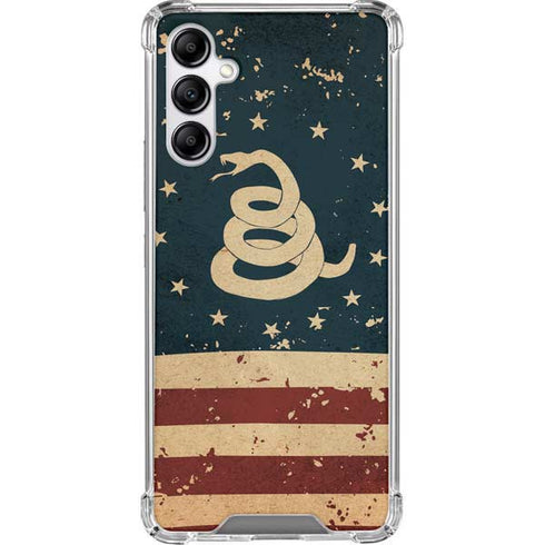 Dont Tread On Me American Flag Galaxy A14 5G Clear Case