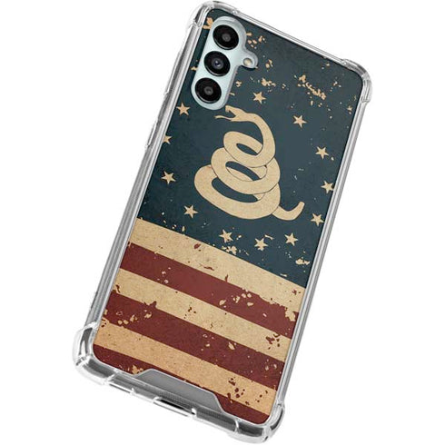 Dont Tread On Me American Flag Galaxy A15 5G Clear Case