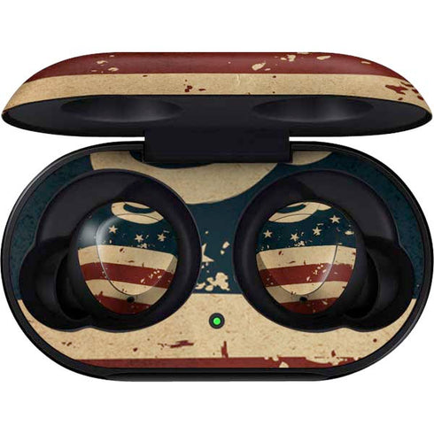 Dont Tread On Me American Flag Galaxy Buds Skin