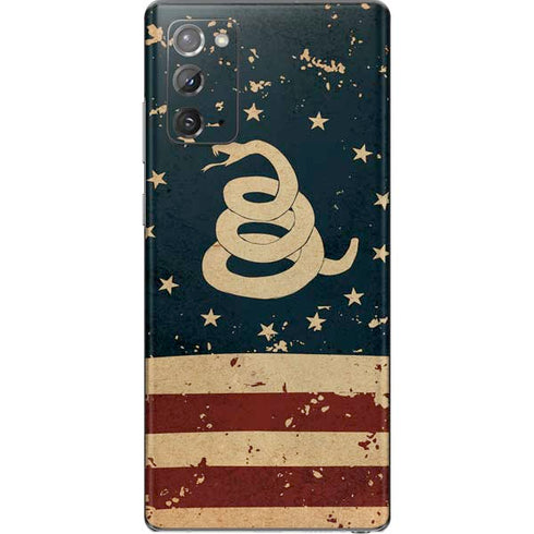 Dont Tread On Me American Flag Galaxy Note20 5G Skin