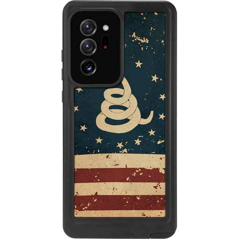 Dont Tread On Me American Flag Galaxy Note20 Ultra 5G Waterproof Case