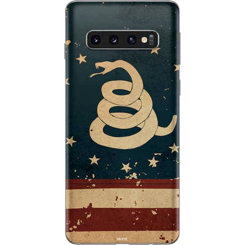 Dont Tread On Me American Flag Galaxy S10 Skin