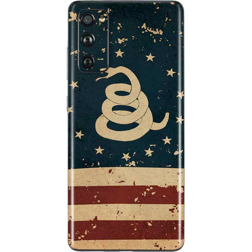 Dont Tread On Me American Flag Galaxy S20 Fan Edition Skin
