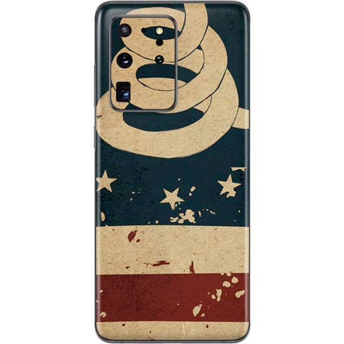 Dont Tread On Me American Flag Galaxy S20 Ultra 5G Skin