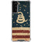 Dont Tread On Me American Flag Galaxy S21 FE Clear Case