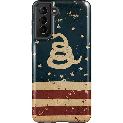 Dont Tread On Me American Flag Galaxy S21 Plus 5G Pro Case