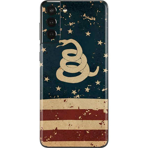 Dont Tread On Me American Flag Galaxy S21 Plus 5G Skin