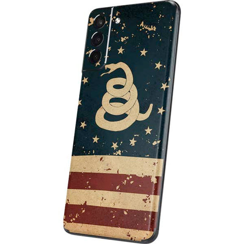 Dont Tread On Me American Flag Galaxy S21 Plus 5G Skin