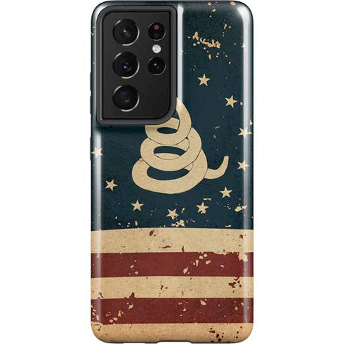 Dont Tread On Me American Flag Galaxy S21 Ultra 5G Pro Case