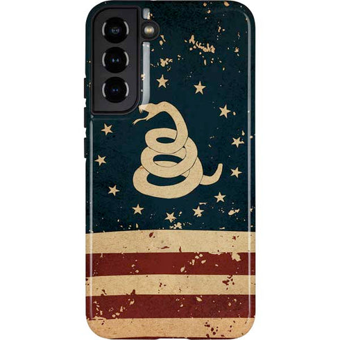 Dont Tread On Me American Flag Galaxy S22 Plus Pro Case