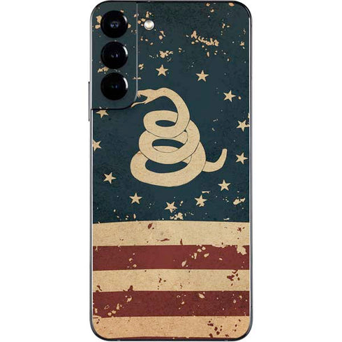 Dont Tread On Me American Flag Galaxy S22 Plus Skin