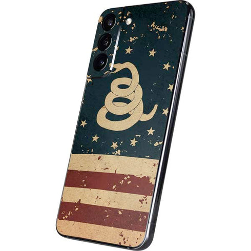 Dont Tread On Me American Flag Galaxy S22 Plus Skin