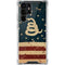 Dont Tread On Me American Flag Galaxy S22 Ultra Clear Case