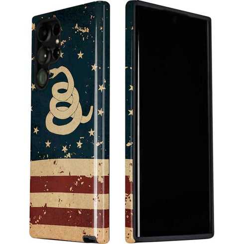 Dont Tread On Me American Flag Galaxy S22 Ultra Pro Case