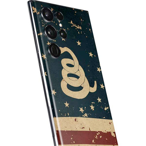 Dont Tread On Me American Flag Galaxy S22 Ultra Skin