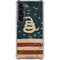 Dont Tread On Me American Flag Galaxy S23 Clear Case