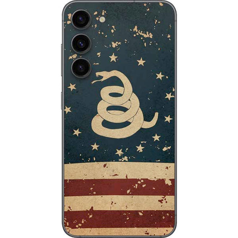 Dont Tread On Me American Flag Galaxy S23 Plus Skin