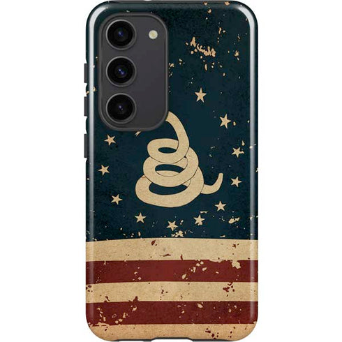 Dont Tread On Me American Flag Galaxy S23 Pro Case