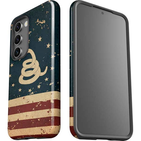 Dont Tread On Me American Flag Galaxy S23 Pro Case
