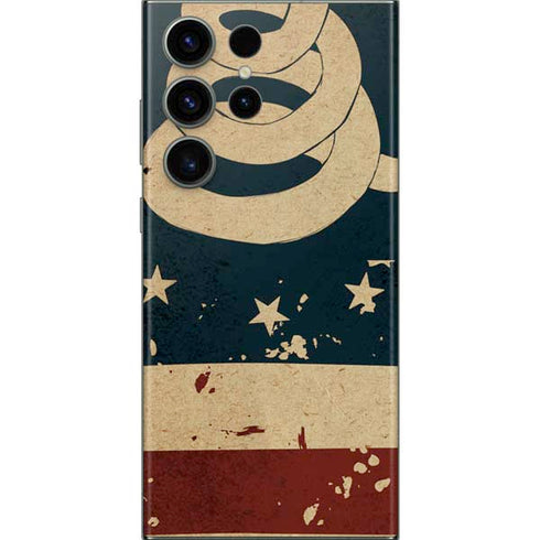 Dont Tread On Me American Flag Galaxy S23 Ultra Skin