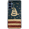 Dont Tread On Me American Flag Galaxy S24 Clear Case
